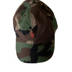 Polo Ralph Lauren Boys Hat, Green Camo. Size 4-7